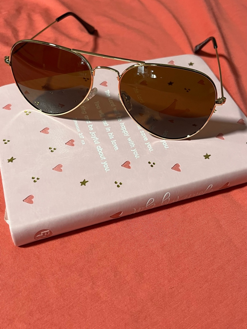 Gold Frame Aviator Sunglasses with Brown Lenses - Women Accessories